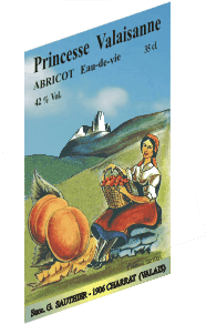 Abricot eau-de-vie 42 % vol. 35 cl.