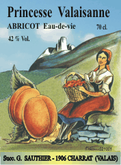 Abricot eau-de-vie 42 % vol. 70 cl.